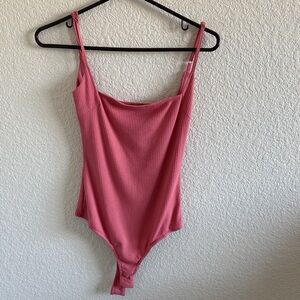 Lulu's Blush Pink Ribbed Knit Top